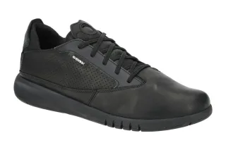 Geox U927FA 00043 C9997 Herren-Sneaker schwarz atmungsaktiv wasserdicht