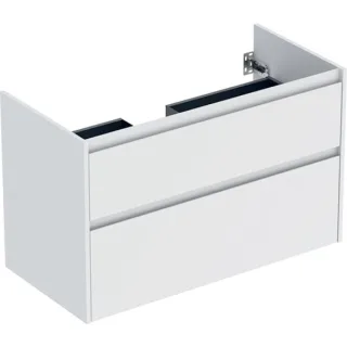 Geberit Ersatzteile Unterschrank für Möbelwaschtisch, 2 Schubladen B:100cm, weiß matt, 246353001 246353001