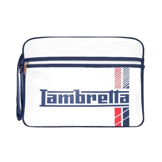 Lambretta - Kosmetikbeutel, Rallye-Streifen (Weiß)