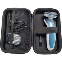 Provance Rasierer-Etui Schutztasche Rasiergeräte 180x100x60 mm Schwarz (L)