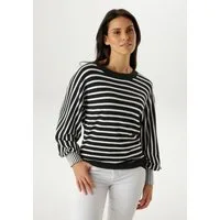 Aniston SELECTED Strickpullover langen Ballonärmel mit breiten Bündchen
