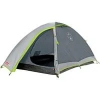 3-Personen-Kuppelzelt Darwin 3 grau/hellgrün