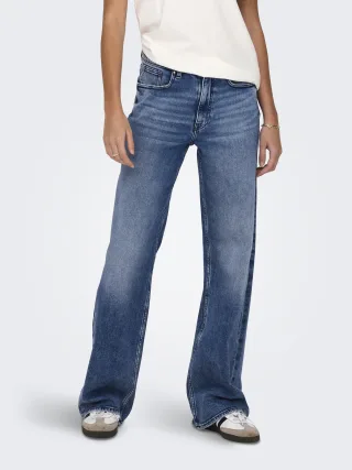 ONLY - ONLJUICY HW WIDE DNM DCC637 NOOS Medium Blue Denim - Gr. - 32