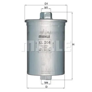 Mahle Kraftstofffilter Alfa Ferrari Fiat Jaguar Peugeot Saab VW Volvo