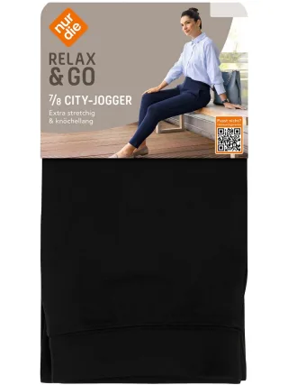 NUR DIE Damen 7/8 City-Jogger aus Jersey - Relax & Go