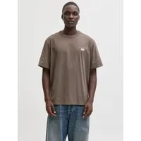 Jack & Jones Rundhalsshirt JJEDOVER GRAPHIC TEE SS CREW NECK SN Baumwolle, relaxed fit