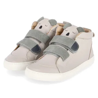 Tip Toey Joey Barfuß-Klettboots KOALA HUG - Gr. 27 - Grau - Glattleder