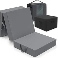 Klappmatratze Spar-Set inkl. Husse & Transporttasche, ELONEO, 15 cm hoch, versch. Größen & Farben