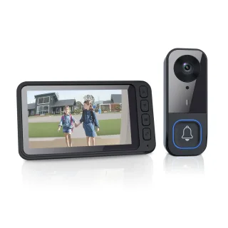Smart Wireless Video Doorbell Camera Full HD Infrared Night Vision Two-Way Audio 150m Range Household Video Doorbell wit