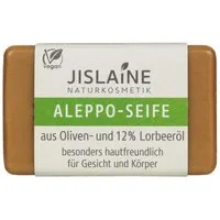 Jislaine Handseife Aleppo-Seife - Oliven- und 12% Lorbeeröl 100g
