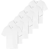 uncover by SCHIESSER Unterhemd 6er Pack Basic (Spar-Set, 6-St) Unterhemd / Shirt Kurzarm - Baumwolle