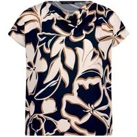 Betty Barclay Kurzarmshirt Damen mit Wasserfallausschnitt (1-tlg)