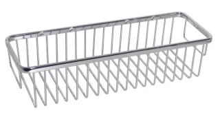 KOH-I-NOOR Griglie 45808 Ablage 45x12x8 cm, chrom einfache Montage ohne Bohren 45808