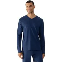 Mey Langarmshirt Solid Night T-Shirt aus Interlock-Jersey