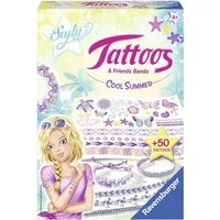Ravensburger Kreativset So Styly, Tattoos & Friends Bands Cool Summer, (Set), für tolle Armbänder, Made in Europe