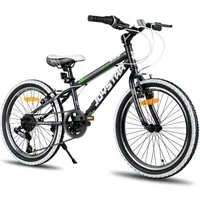 JOYSTAR Kinderfahrrad 20 Zoll Kinderfahrrad für Jungen & Mädchen im Alter von 5-16 Jahren, Hardtail Mountainbike mit 7-Gang Schaltung, Doppel-V-Bremse