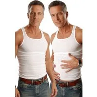 Cocain underwear Unterhemd Ripp Herren Unterhemd weiss Doppelripp grob gerippt 100% Baumwolle (Spar-Pack, 2-St) ohne Seitennähte - auch in Übergröße erhältlich, 100% Baumwolle