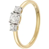 Glizz Goldring Damen DiamantGold 333/8K