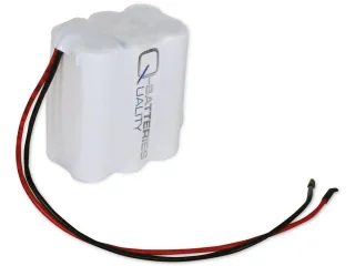 Q-BATTERIES Akku-Pack, 7,2 V, 2000mAh, NiMH F3x2, 6xAA-Industriezellen