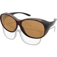 ActiveSol Sonnenbrille Überziehsonnenbrille Damen MEGA (inklusive Schiebebox und Brillenputztuch) Vintage Stil