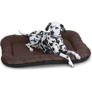 Knuffelwuff Wasserfestes In und Outdoor Hundebett Lucky aus Nylongewebe braun XXL