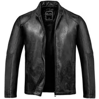 Amaci&Sons Lederjacke OKEMOS Lederjacke Echtleder Herren Biker Zipper Jacke