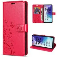 betterfon Handyhülle Handytasche für Xiaomi Redmi 14C Schutzhülle Klapphülle, Bookstyle-Hülle: Magnetverschluss 3 Kartenfächer & Standfunktion