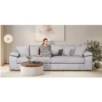 OTTO home Big-Sofa Soft&Cosy XXL, B: 303 cm - OTTO. Verlässliche Qualität., Mega-Sofa, Cord oder Chenille-Struktur, mit Federkern & 4 Zierkissen