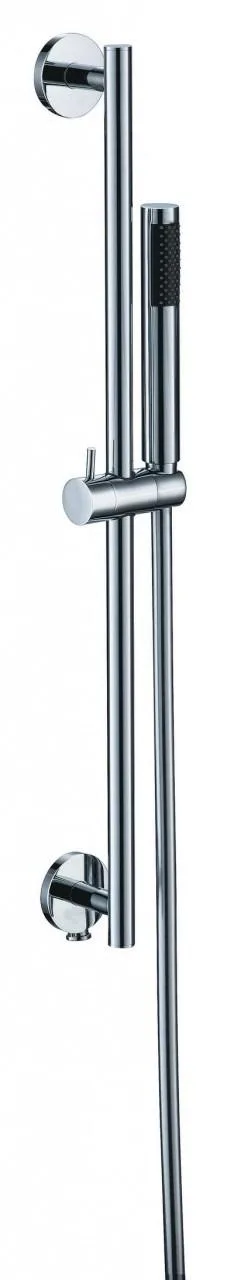 Neuesbad.de 7000 Brausegarnitur Stabhandbrause, Halter und Brause NB25524750, Messing, verchromt NB25524750