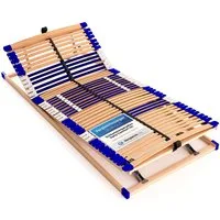 Lattenrost Comfort 44® Vario, Schlummerparadies, Kopfteil manuell verstellbar, Fußteil manuell verstellbar, aus 100% BUCHE, 10 Jahre Garantie, fertig montiert, SCHULTERFRÄSUNG