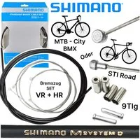 Shimano Felgenbremse Shimano Standard Bremszug MTB / Road Komplettset 1,6 x 2,05m