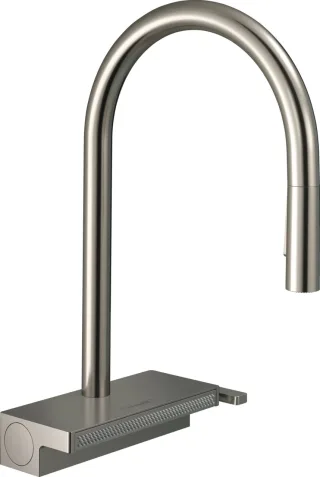 Hansgrohe Spültischmischer 170 Aquno Select M81 Ausziehbrause 3jet sBox edelstahl-optik, 73831800 73831800