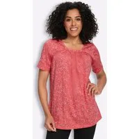 Sieh an! T-Shirt Longshirt Kurzarm