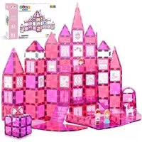 Olvy Olvy Magnetische Bausteine Montessori Spielzeug 80 pcs Magnetspielbausteine, (81 St)