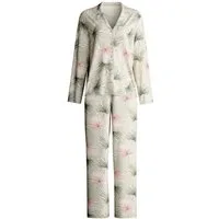 CALIDA Pyjama Spring Flower Dreams Damen (2 tlg) aus 100% hochwertiger Baumwolle