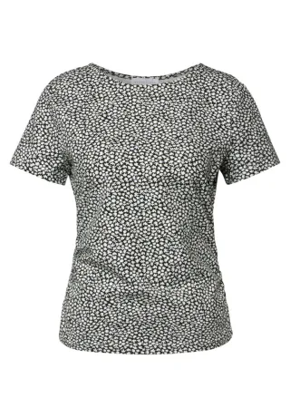 Street One - Shirt mit Rückenausschnitt grün - Gr. - 40