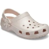 Crocs Classic Pearl Shine Clog Clog Sommerschuh, Strandschuh, Sandale, Hausschuh in glänzender Optik