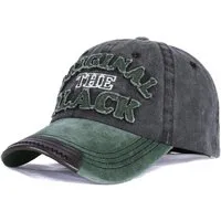 Sporty Baseball Cap Original The Black Vintage Style Used Washed Look Retro Baseballcap vintage Look