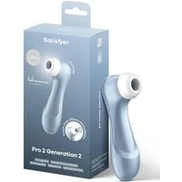 Satisfyer Massagegerät Pro 2 – Druckwellen-Stimulator mit Air-Pulse-Technologie, Wellnessgerät, 11 Intensitäten & Wasserdicht IPX7