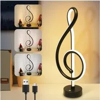ZMH LED Tischleuchte Kabellos Wohnzimmer Touch Dimmbar Schwarz Akku Nachttischlampe, Augenschutz, Einfache Installtion, LED fest integriert, 3000-6500K, Akku Tischlampe mit USB Aufladbar Schlafzimmer