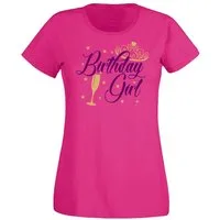 G-graphics T-Shirt Birthday Girl Slim-fit Damen T-Shirt mit Motiv zum Geburtstag