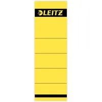 LEITZ Aktenordner LEITZ Ordnerrücken-Etikett, 61 x 192 mm, kurz, breit, gelb