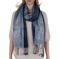 MIRROSI Modeschal weicher Schal BOHO Paisley mit Fransen, 70x180cm, (angesagtes BOHO Paisley Muster), Damen Halstuch ideal für Herbst und Winter oder Ganzesjahr