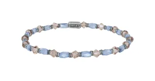 konplott - Armband mit Schmucksteinen blau