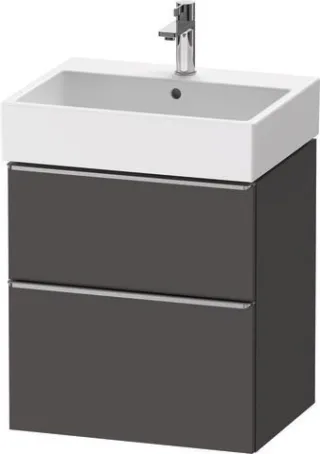 Duravit D-Neo Waschtischunterbau wandhängend Graphit Matt 584x442x625 mm - DE4371070490000 DE4371070490000