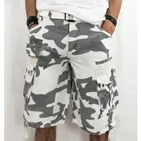 Geographical Norway Cargoshorts kurze Hose aus Baumwolle, Sommer-Bermuda (1-tlg) Herrenshorts mit Gürtel Größe S bis 5XL