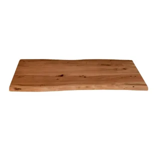 SAM Tischlatten, Braun, Akazienholz, Echtholz,Akazie, Quadratisch,Rechteckig, 80x3x40 cm, Esszimmer, Tische, Esstische
