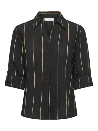 JDY - Streifenshirt - Jdyava schwarz - Gr. - XS