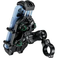 LuxusKollektion Smartphone-Halterung Motorrad Handyhalterung diebstahlsicher Vibrationsdämpfer 360°
