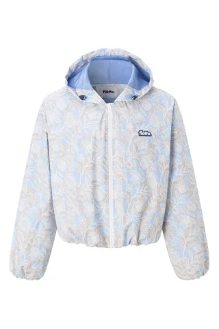 flotte - Gemusterte Übergangsjacke - Darius beige/blau - Gr. - XS